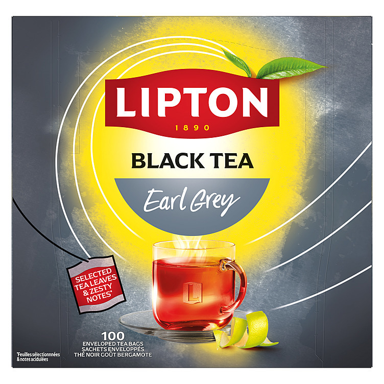 Lipton earl grey tea 200g  100bg