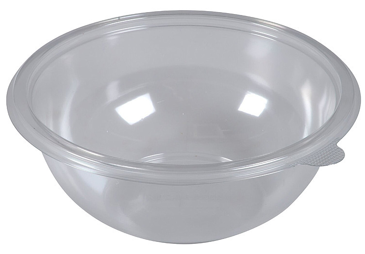 Salatskål rund klar 1000ml 187mm pet  400stk