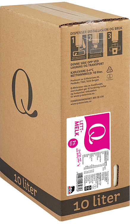 Lettmelk bib  10l