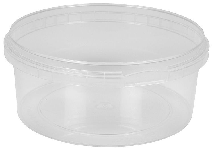 Plastic beaker round transp. 400ml 1-roms pp ø122mm  558pce
