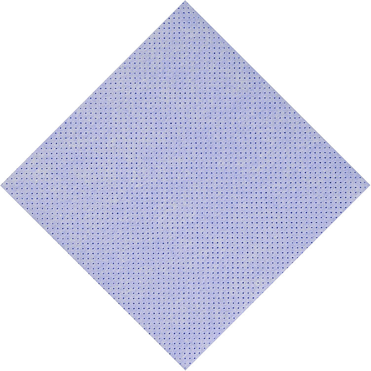 Altmuligklut blå 38x38cm pla viskose 140g perforert  100stk