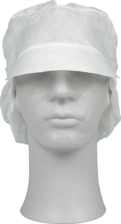 Snood cap hvit l  100stk