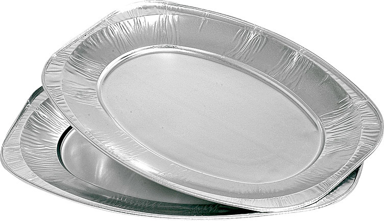 Serving tray 332x235mm silver aluminum  100pce