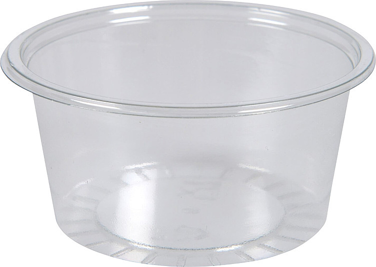 Porsjonsbeger klar 100ml ø75mm rpet  1000stk
