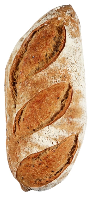 Landbrød halvgrovt håndlagd  850g