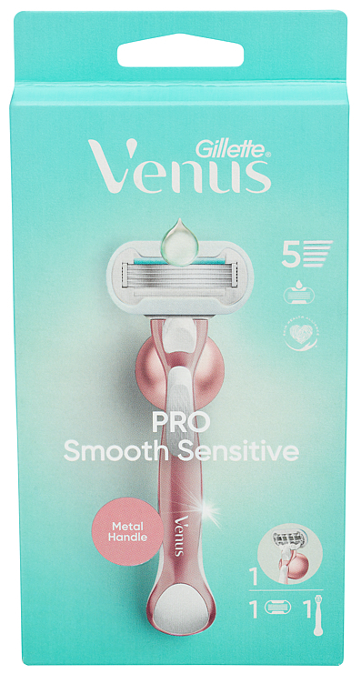 Barberhøvel venus pro smooth sensitive  1stk