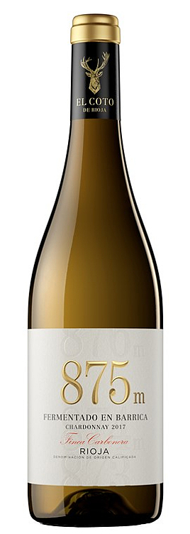 875 meters by el coto de rioja chardonnay   12%   75cl