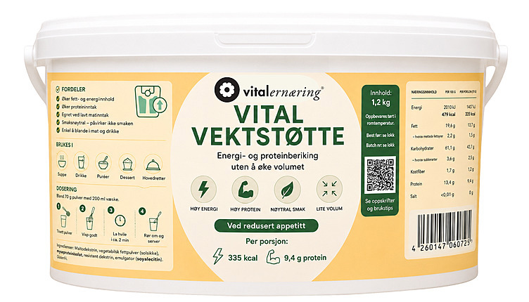 Vital vektstøtte  1,2kg