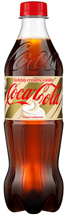 Coca-cola holiday creamy vanilla flaske  24x0,5l