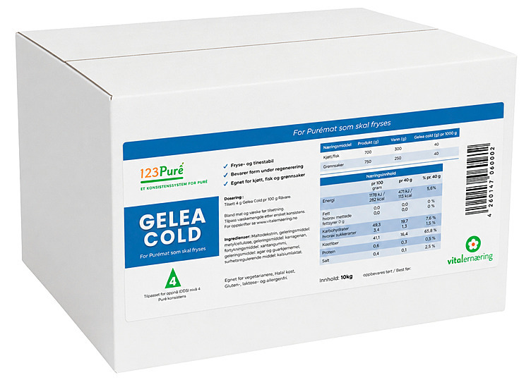 Fortykningpulver gelea cold 10kg