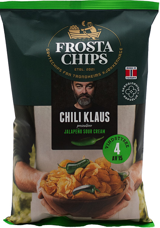Chili klaus jalapeño sour cream 100g frostachips
