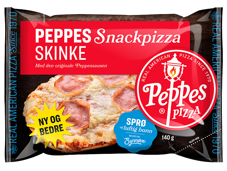 Peppes snackpizza skinke  140g