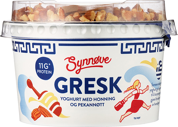Gresk yoghurt pekan & honning 160g