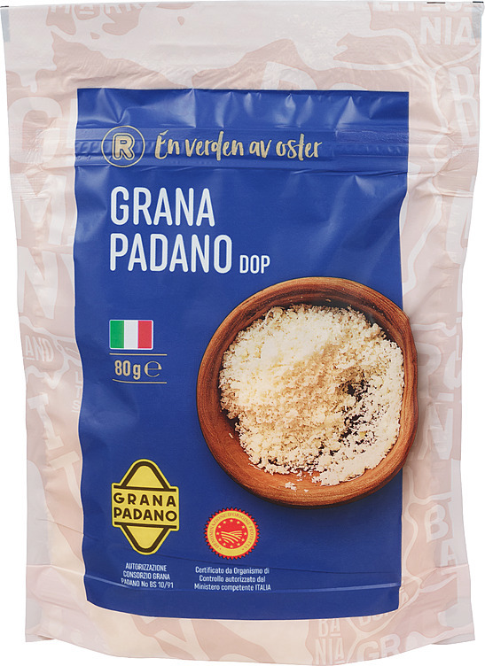 Grana padano revet en verden av oster   80g