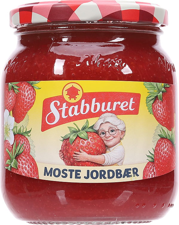 Moste jordbær hjemmelagd   390g