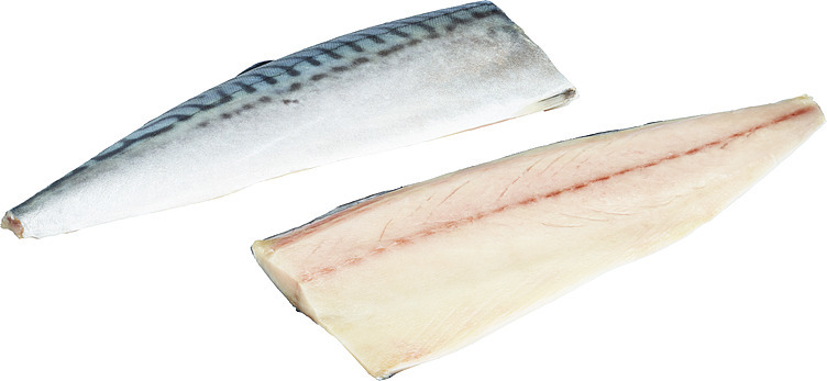 Mackerel fillets c-trim 135-155g, lqf  5kg