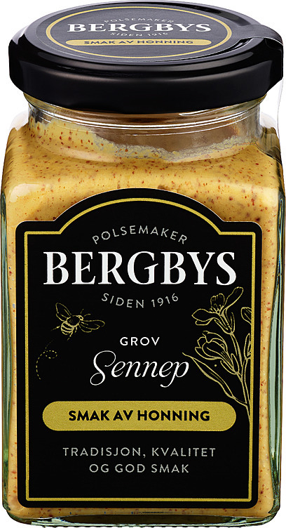 Sennep honning glass  230g