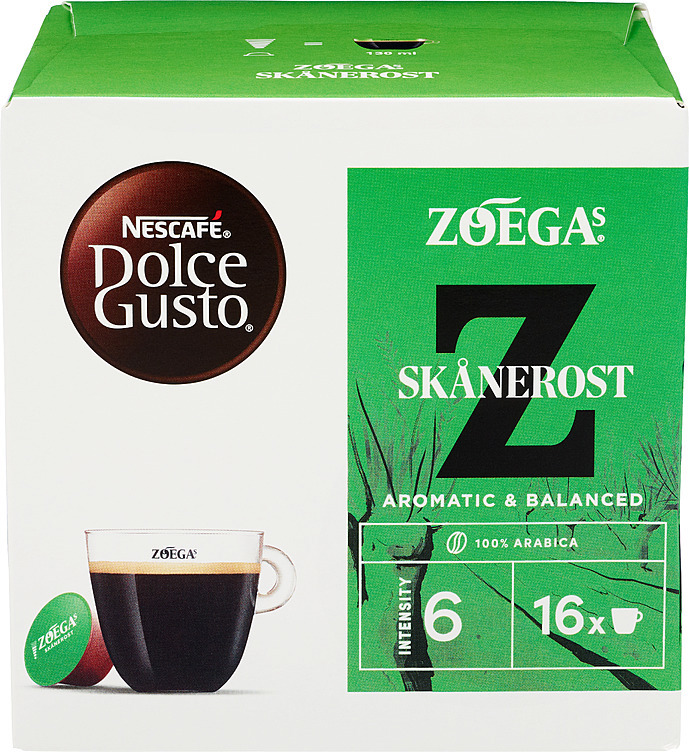 Dolce gusto zoegas skånerost  112g
