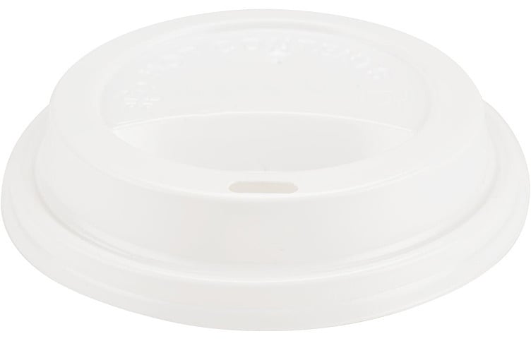Drikkelokk hvit ø9cm  100stk