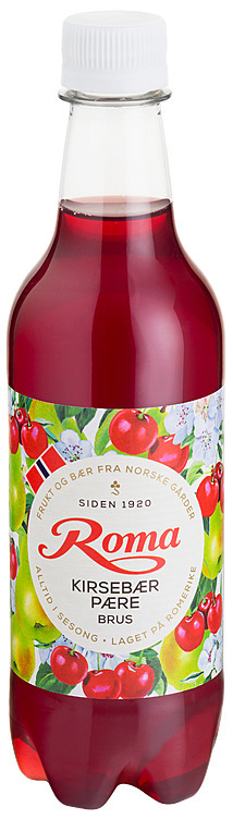Kirsebær & pære brus  24x50cl