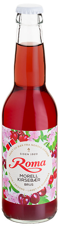 Morell & kirsebær brus fl.  24x33cl