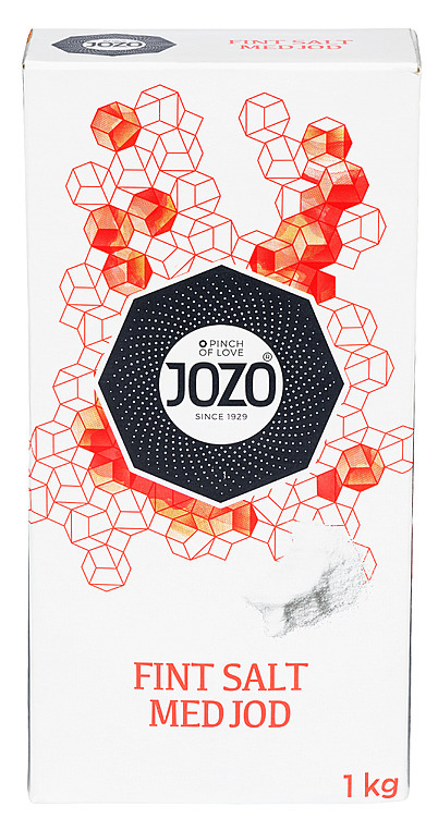 Jozo husholdningssalt med jod 1kg