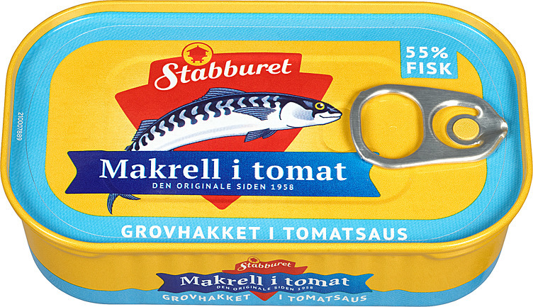 Stabbur-makrell grovhakket  110g