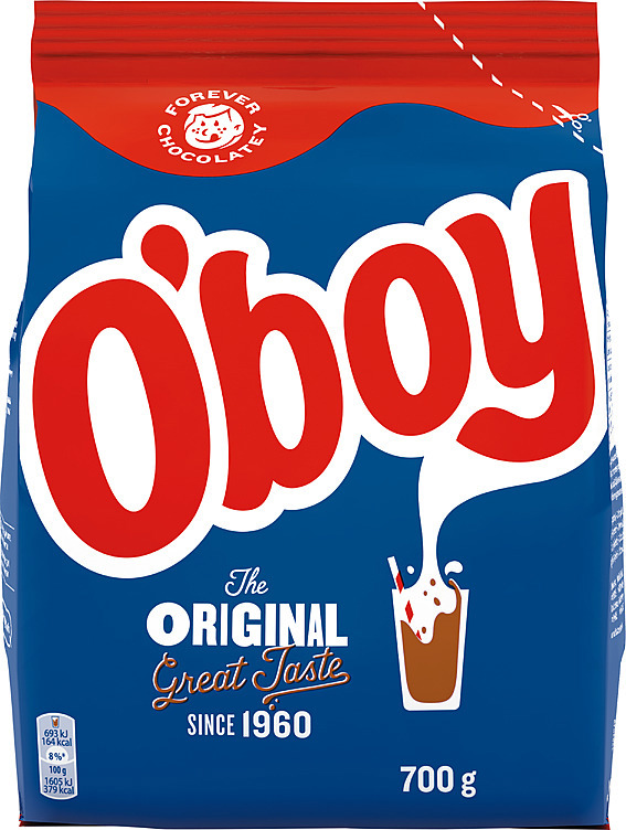 Oboy sjokoladedrikk original pose 700g