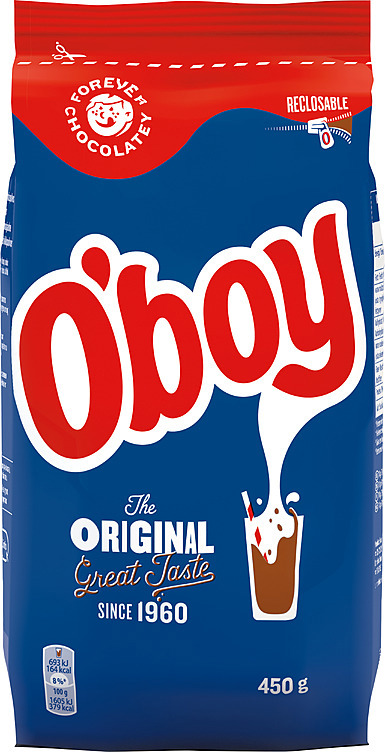 Oboy sjokoladedrikk original pose 450g
