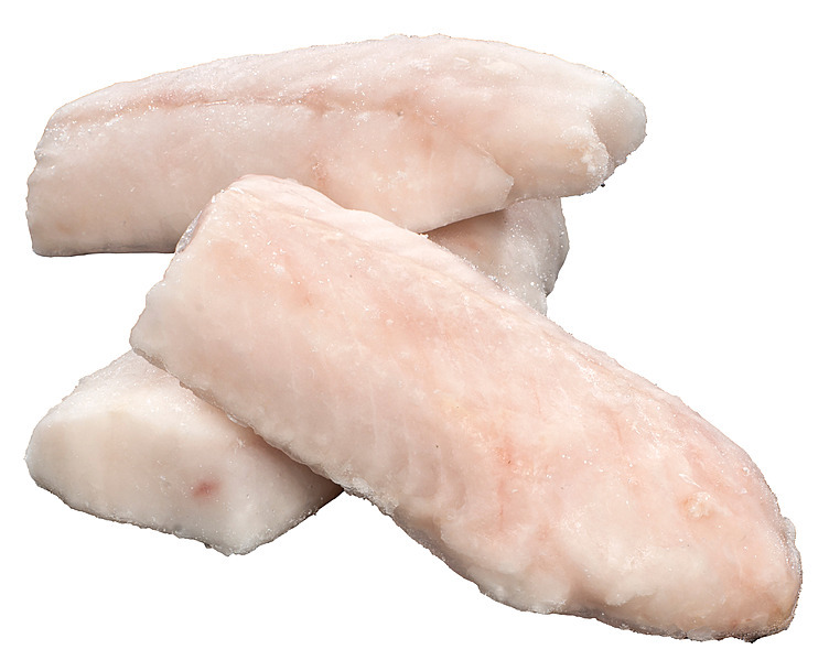 Hoki loins lettsaltet 140-160g  10% glassering  2,5kg