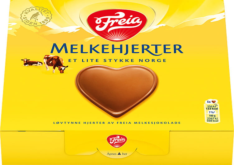 Chocolate milk heart    130g