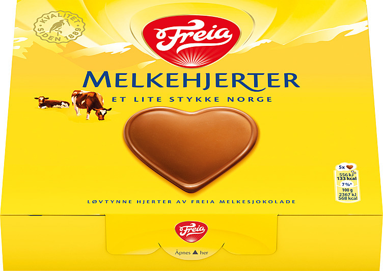 Melkehjerter            130g