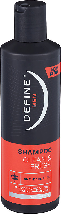 Define men clean & fresh shampoo 250ml