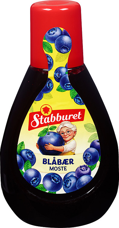 Stabburet blåbærsyltetøy fl  410g