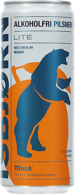 Isbjørn lite mango alcol free bx  24x33cl