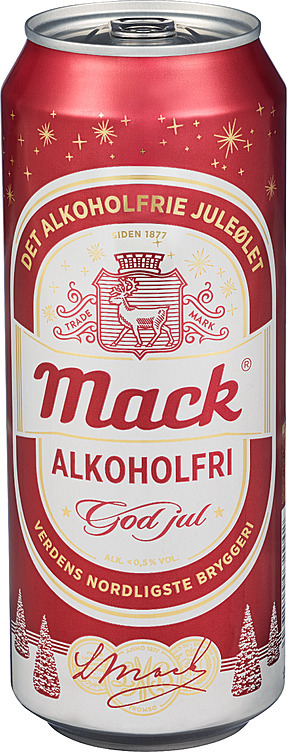 Mack juleøl alcohol free bx  24x50cl