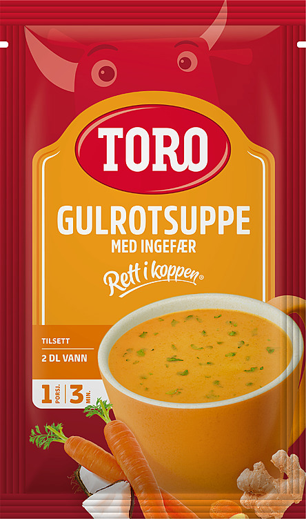 Gulrotsuppe m/ingefær   22g