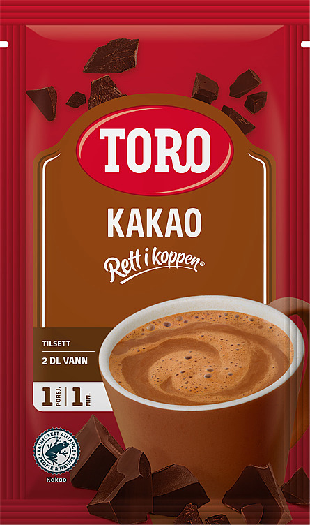 Rett i koppen sjokoladedrikk pose 32g
