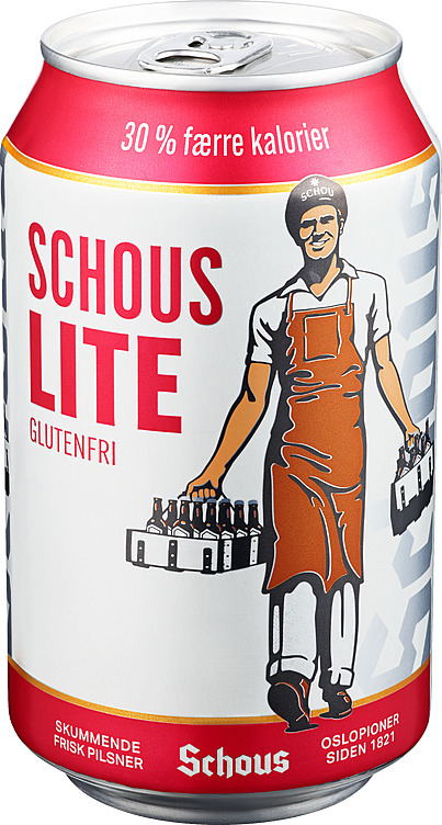 Schous lite bx  4,3%  30x33cl