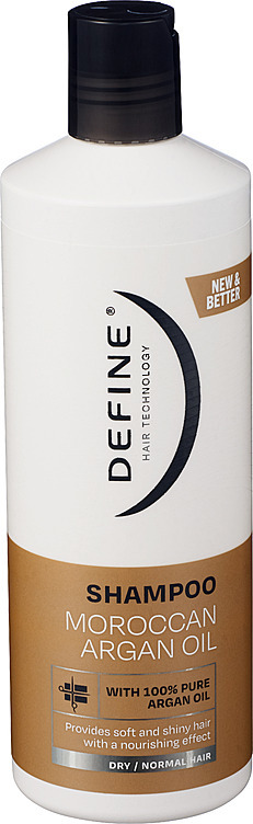 Define moroccan argan oil shampoo   400ml
