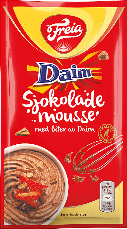 Chocolatemousse daim 100g