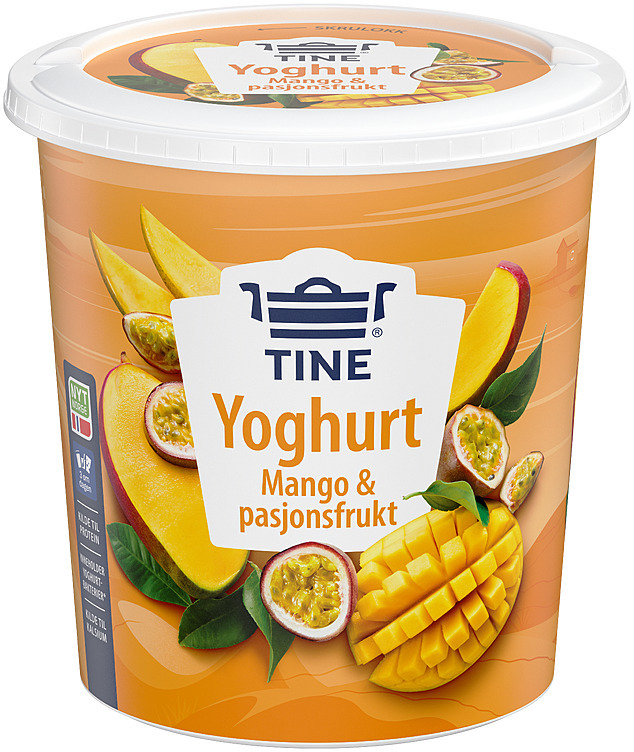 Yoghurt mango/passion fruit  850g
