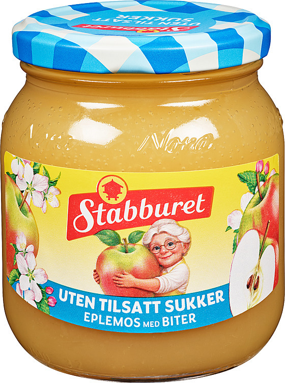 Sytetøy eple u/tilsatt sukker   380g