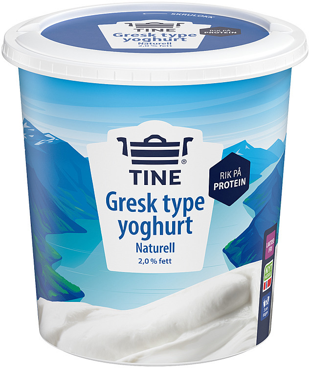 Gresk type yoghurt naturell   850g