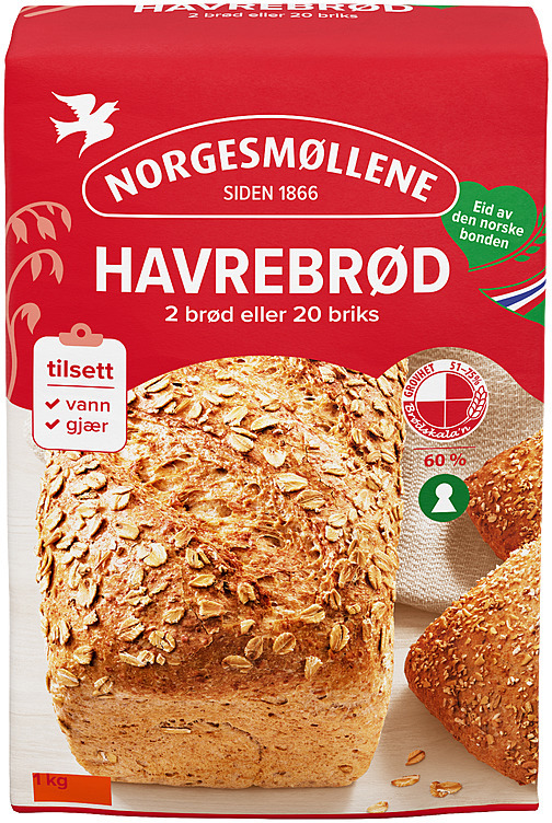 Havrebrød melmiks   1kg