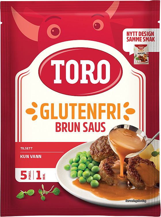 Brun saus pulver glutenfr.