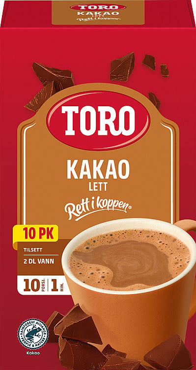 Rik sjokoladedrikk lett 10x14g