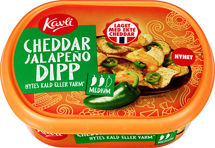 Cheddar jalapeno dipp  180g