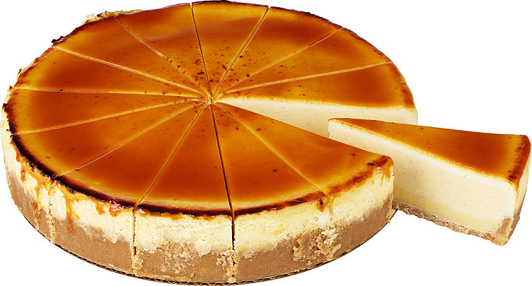 Creme bruleé cheese cake 14 bites  2,27kg