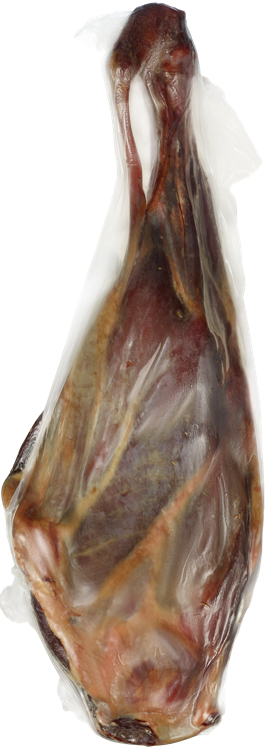 Mar og speket lammelår ca 1,7kg tind